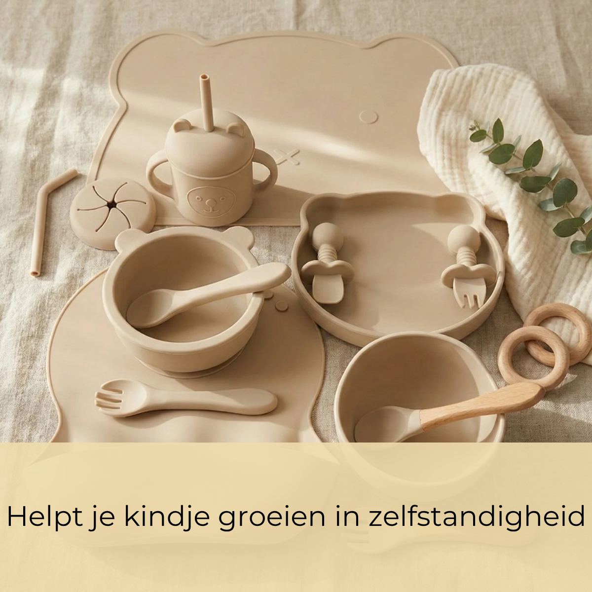 PureStart™ Siliconen Baby Essentials Set (14-delig)