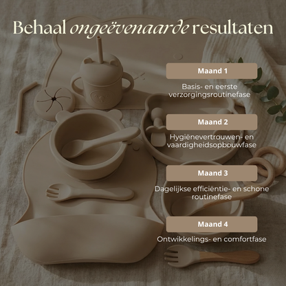 PureStart™ Siliconen Baby Essentials Set (14-delig)