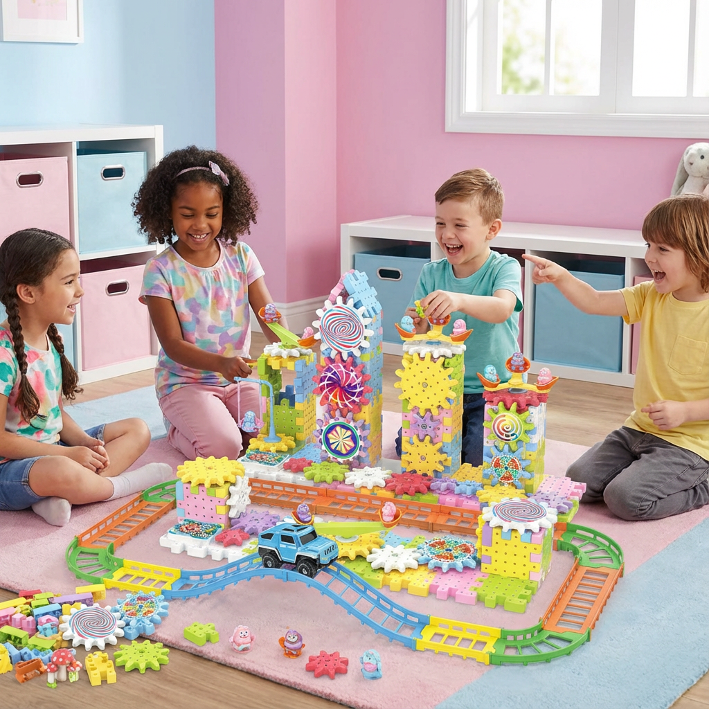 GearJoy™ Montessori Draaiende Tandwiel Bouwset