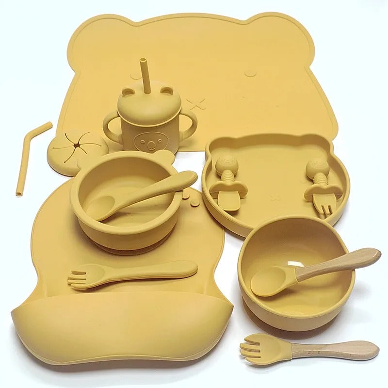 PureStart™ Siliconen Baby Essentials Set (14-delig)