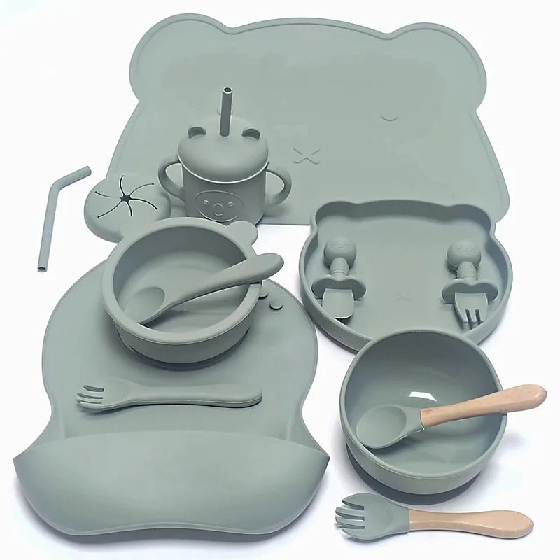 PureStart™ Siliconen Baby Essentials Set (14-delig)